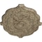 Ekena Millwork Pesaro Ceiling Medallion, Hand-Painted Gobi Desert Crackle, 36"W x 26"H x 1 1/2"P CM36X26PEGDC - alternate 2